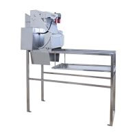 FG-A-1,5 Automatic uncapping machine with heated swinging knives + 1, 5 m long tank with frame slide