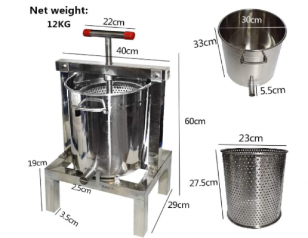 Wax Press - Stainless Steel