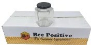 Hexagonal Glass Jars 500 Grams
