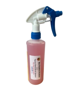 Varroa Deterrent solution and sprayer